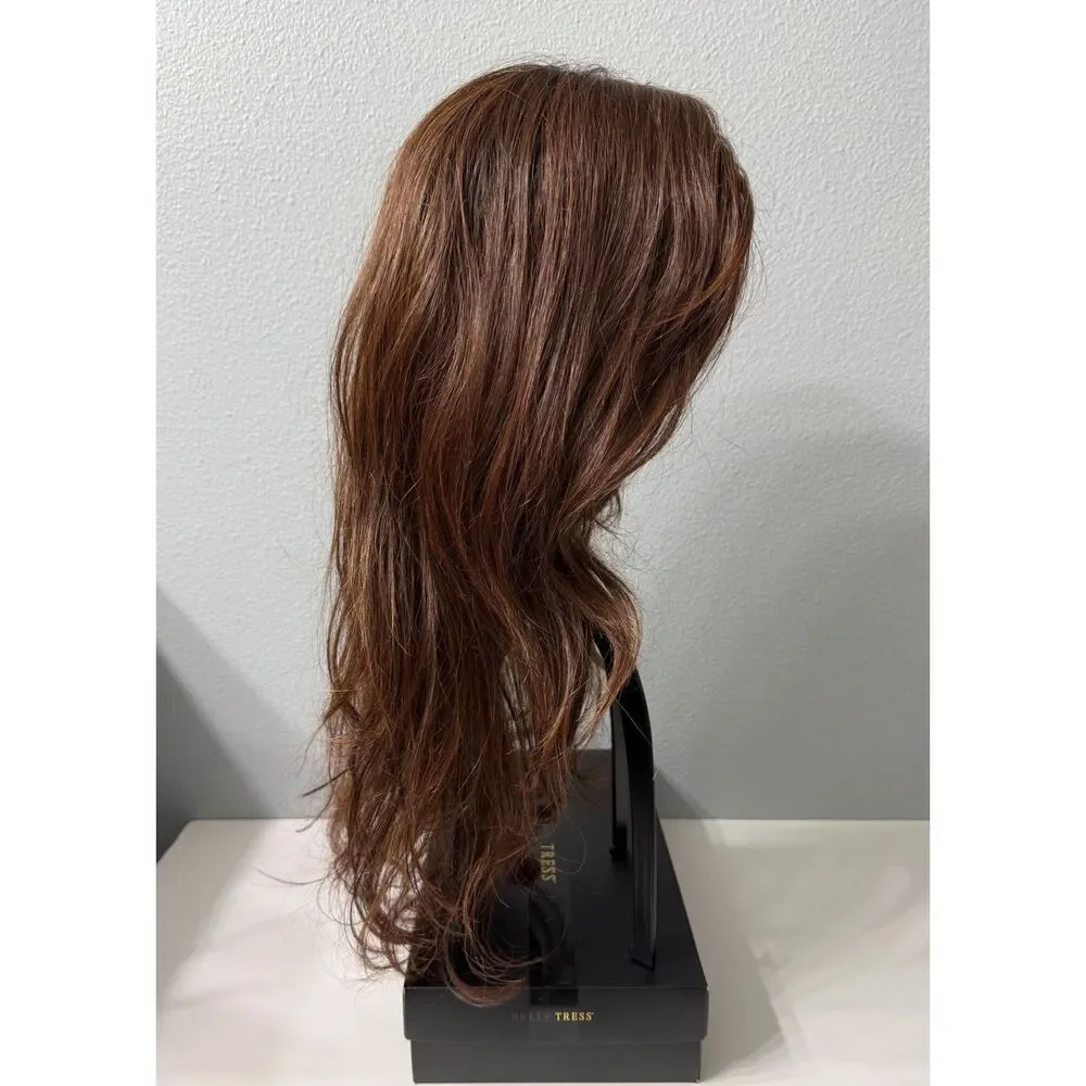 Belle Tress Shakerato in Cola with Cherry Color, Lace Front Left Mono Part